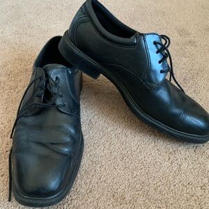 Classic Black Leather Men's Shoes